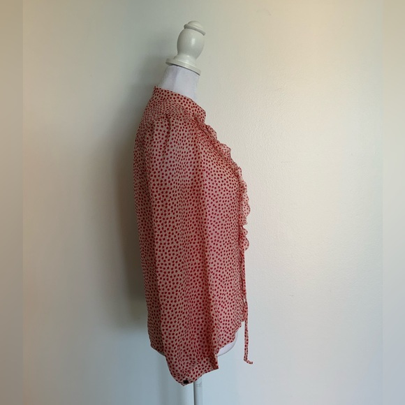 Marc Jacobs Silk Polka Dot Top - Size 2 - Picture 3 of 10